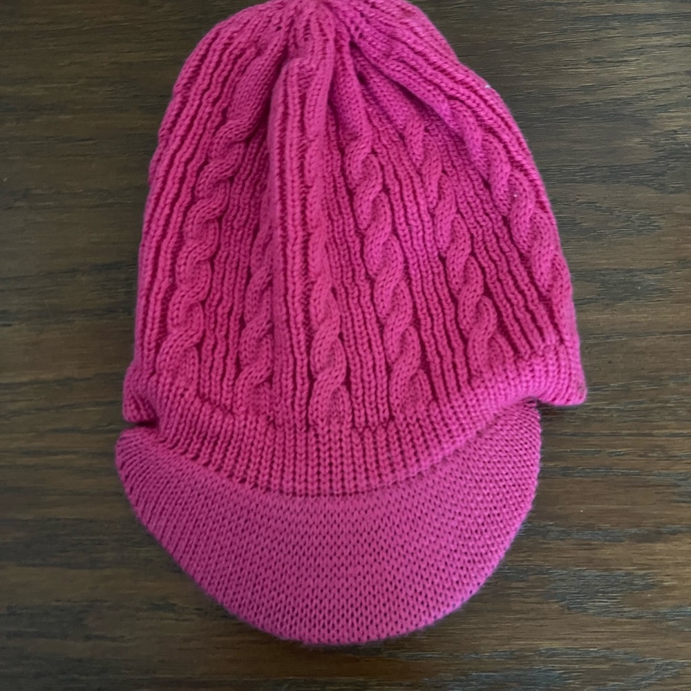 The Children’s Place, kids L/XL hot pink beanie hat